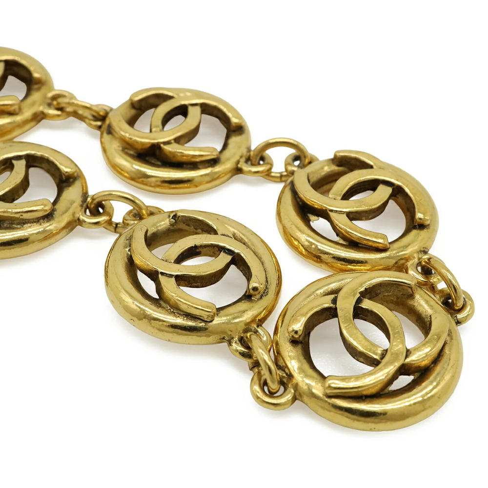CHANEL Authentic Gold Logo Charm Bracelet - Picture 4 of 7
